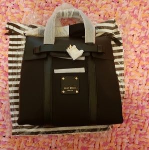 Henri Bendel Black Mini Jetsetter Backpack